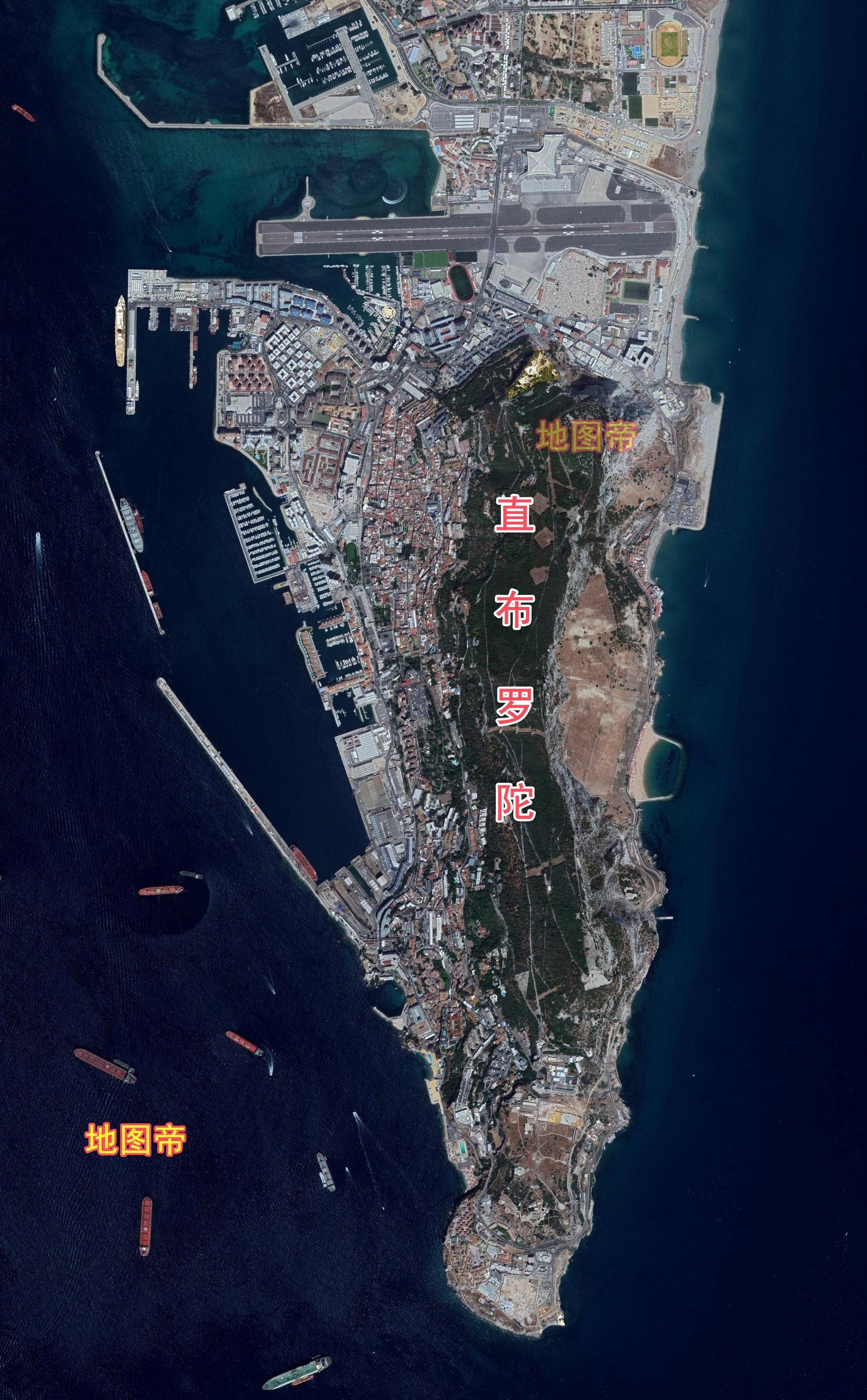 直布罗陀，直布罗陀海峡是哪两个大洲的分界线吗